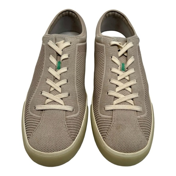 Rothy’s The Lace Up Tan Cream Casual Sneakers Women’s 10 - Picture 4 of 14